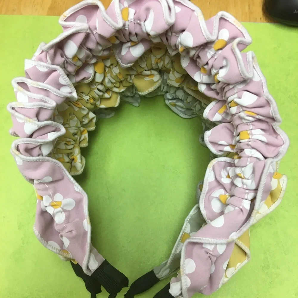 Headband floral set thick headband
